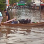 Evacuating Rosalie, Brisbane, Queensland 2011 / Rae Allen