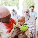 During her recent visit to Pakistan, WFP Executive Director Ertharin Cousin met with mothers at a family-nutrition centre in Kalam, a town located in the disaster-prone Swat Valley. Copyright: WFP/Amjad Jamal 